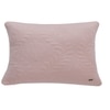 Flora Blush Pink Cotton Knitted Cushion Cover 18X18 Inches