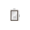 Decorative Mirror and Bathroom Mirror ELF3624MRREM144B