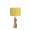 Devansh Yellow Jute Table Lamp With Wood Natural Base (7X18.25 Inches)-17