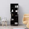 Hexa Engineered Wood Bookshelf Multipurpose Storage Rack in Flower Wenge Colour