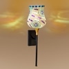 Devansh Metal Electric Wall Light in Black Colour with Multi Shade Count of 1 Light