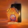Devansh Solid Wood Electric Wall Light in Brown Colour with Multi Shade Count of 1 Light