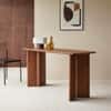 Copse Solid Wood Desk in Provincail Teak Finish