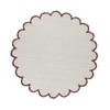 Jaipur Rugs Soft Floral Wool Dhurrie Rug White 6x8 ft