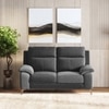 Emila 2 seater fabric sofa in Grey Colour