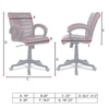 Joorrdonn Mid Back Executive Chair in Maroon Colour
