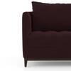 Florence Premium 2 Seater Fabric Sofa in Deep Plum Velvet Colour