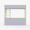 Pine Tree Single Size Bunk Bed In Grey Colour