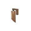 Cedar Brown Solid Wood Wall Lights