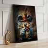 The Castle Decor Luxury Mafia Cartoon Wall Art Framed Painting 20x30 Inch