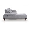 Barret 4 Seater Fabric Sofa in Grey Ice Colour