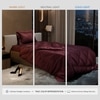 Stoa Paris Comforter for Single Bed, 300TC Satin Comforters in Velvet Wine