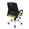 Smart Ergonomic Chair With Breathable Yellow Mesh Fabric