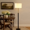 Devansh Wood & Metal Floor Lamp