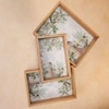Vrindhavan Wooden Tray Set – Set of 3