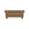 Winchester 2 Seater Premium Italian Leather Sofa In Ecru