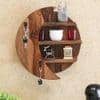 WOODENMOOD Round Wall Rack