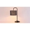 Marley Blue Jute Shade Iron Table Lamp