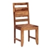 Delmonico 4 Seater Dining Set In Warm Walnut Finish