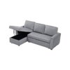 Noah Pull Out Sofa cum Bed in Grey Colour