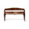 Oakmont Sheesham Wood Traditional 3 Seater Bench