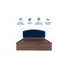 Satya Bed With Premium Leatherette Fabric And Box Storage Queen Bed