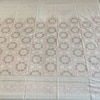 Peach Floral 400 TC Cotton Flat Queen Size Bedsheet With 2 Pillow Covers  Threads