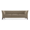 Weston 3 Seater Half Leather Sofa in Cappuccino Colour