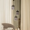 Furrow Cluster of 3 Handcrafted Hanging Lamp