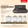 KURLON Supernova, 3 Zone Pocket Spring, Medium-Firm 6 inch Single High Density (HD) Foam Mattress (L x W: 75 inch x 35 inch)