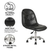 Beautiful Leatherette Dining Chair in Black Colour