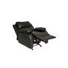 Cheer Leatherette One Seater Manual Recliner in Black Colour