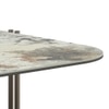 Paloma Square Marble Coffee Table in  Saturn Spanish Ceramic  Finish