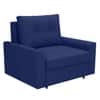 Barato  Pull Out Sofa cum Bed  in Navy Blue Colour