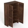 Bluewud Wimzoe Engineered Wood Shoe Racks In Brown Maple Finish