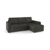 Apollo Sofa (Colour : Graphite Grey, Cushion : Hard, Back Type : Regular, Seating Capacity : Right Aligned 2 Seater + Right Aligned Chaise)