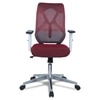 Wiwngas Mid Back Ergonomic Chair in Maroon Colour
