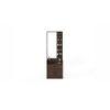 Darci Engineered Wood Dressing Table Mirror with Shelves, Bangle Holder & Hooks (Wenge)