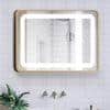 Aluminium LED Rectangular Decorative wall mirror by elegant arts and frames (Mirror size 24X18mm)