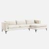 Brezza Sectional Fabric Sofa - Light Beige