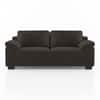 Esquel Premium 3 Seater Fabric Sofa in Stone Grey Velvet Colour
