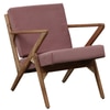 Zesta Pink Fabric Accent Chair