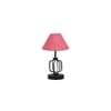 Wynter Pink Jute Table lamp with Iron Base