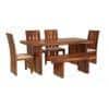 Cayman Six Seater Dining Set With Bench