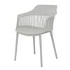 Kepler Brooks Senora Cafeteria Dining Chair in White Colour