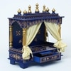 D'Dass Sheesham and Mdf Wooden Home Temple For Pooja Mandir For Home