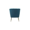 Crimson Fabric Accent Chair in Sky Blue Colour