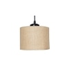 Franklin Beige Natural Fiber Cluster Hanging Light