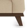 Granada Essential 2 Seater Fabric Sofa in Pearl Colour