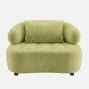 Henry Velvet 1 Seater Sofa Mint Green Color